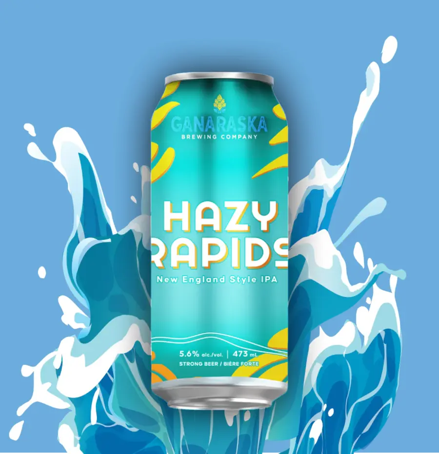 Hazy Rapids beer